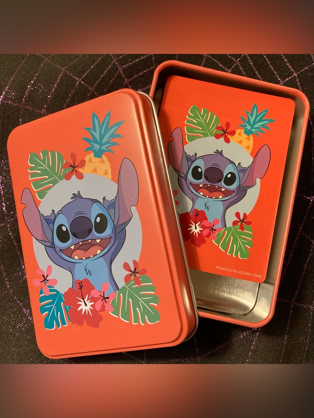 Stitch Playing Cards with Metal Tin, Custom Suits